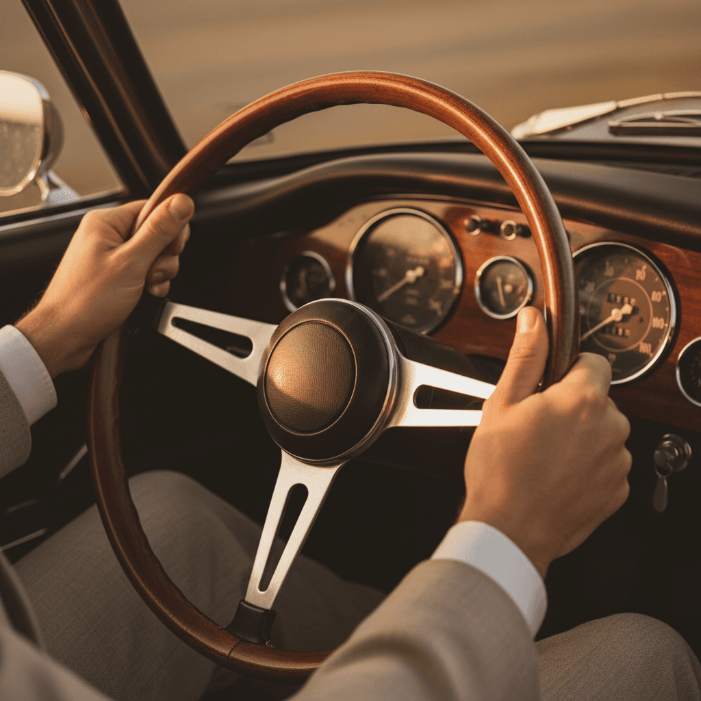 Leather interior of a luxury vehicle in Toronto